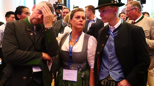 lenov CSU bhem voleb v Bavorsku neprojevovali pli naden.