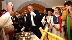 Slovenský prezident Andrej Kiska navtívil 11. íjna 2018 spolu s prezidenty...