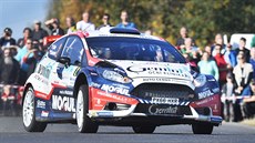 Jan Černý a Petr Černohorský s Fordem Fiesta R5. ovládli první etapu Rallye... Jan Černý a Petr Černohorský s Fordem Fiesta R5. ovládli první etapu Rallye...