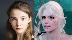Netflix vybral herečku Freyu Allanovou (vlevo) do role Ciri z chystané... Netflix vybral herečku Freyu Allanovou (vlevo) do role Ciri z chystané...