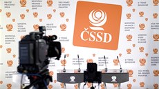 Volební studio ČSSD připravené k druhému kolu senátních voleb v Praze.. (13.... Volební studio ČSSD připravené k druhému kolu senátních voleb v Praze.. (13....