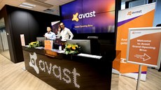 eská antivirová spolenost Avast otevela moderní kanceláe, které sídlí v...