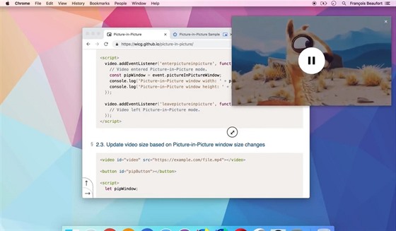 Vývojái prohlíee Chrome testují monost vyuít obraz v obraze.