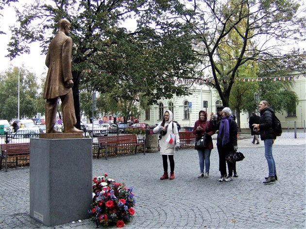 Socha T.G. Masaryk - odhalení, Praha 6