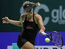 DVOJKA. Nmeck tenistka Angelique Kerberov je svtovou dvojku, v Singapuru...