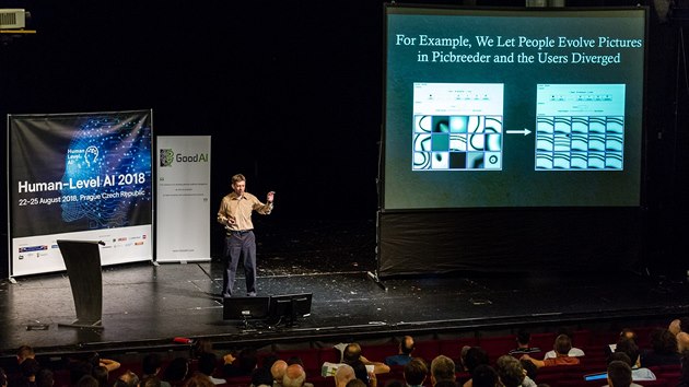 Profesor Kenneth Stanley z UBER AI labs promluvil na konferenci Humen-Level AI... Profesor Kenneth Stanley z UBER AI labs promluvil na konferenci Humen-Level AI...