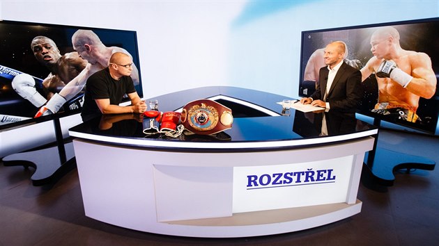 Boxer Luk Konen v diskusnm poadu Rozstel. (25. jna 2018)