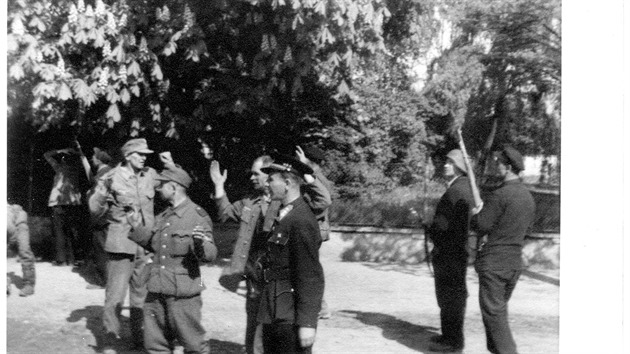 Jirny, 9 - 10. 5. 1945 - nmet vojci, zejmna vojci wehrmachtu, zadren mstnmi povstalci