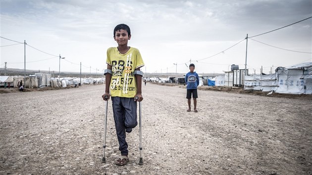 Jedenctilet chlapec z Mosulu v uprchlickm tboe v Libanonu (z knihy My, dti vlky)