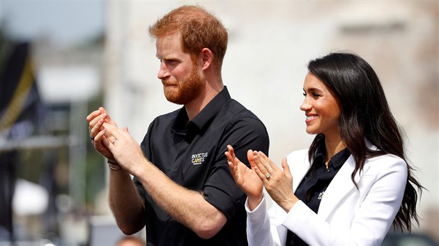 Princ Harry s manelkou, vvodkyn Meghan na Invictus Games (Cockatoo Island, Sydney, 20. 10. 2018)