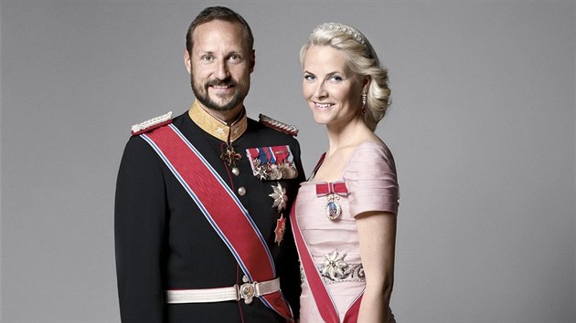 Norsk korunn princ Haakon a korunn princezna Mette-Marit (22. ledna 2011)