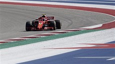 Kimi Räikkönen si jede pro pekvapivé vítzství ve Velké cen USA.