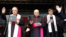 Do oslav se v Plzni zapojily i církve. (28. íjna 2018)
