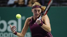 VÍNOVÁ. Česká tenistka Petra Kvitová na Turnaji mistryň v Singapuru. VÍNOVÁ. Česká tenistka Petra Kvitová na Turnaji mistryň v Singapuru.