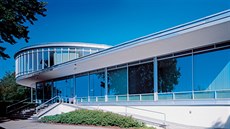 Bývalá restaurace československého pavilonu na Expo 58, nyní rekonstruovaná na... Bývalá restaurace československého pavilonu na Expo 58, nyní rekonstruovaná na...