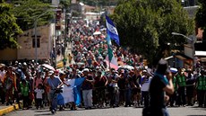 Karavana migrantů v mexickém městě Tapachula (22.10.2018) Karavana migrantů v mexickém městě Tapachula (22.10.2018)