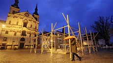 Centrum Jihlavy u doplnila i originální festivalová architektura. Letos na...