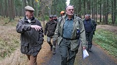 Constantin Kinský (vlevo) je nejvtím soukromým vlastníkem les na Vysoin....
