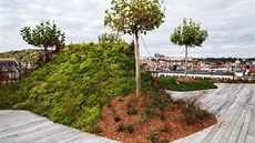 Střechou porostlou zelení se chlubí vloni dokončený dům na rohu Mikulandské a... Střechou porostlou zelení se chlubí vloni dokončený dům na rohu Mikulandské a...