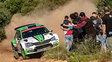 Jan Kopecký na Španělské rallye. Jan Kopecký na Španělské rallye.
