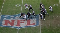 Momentka ze zápasu NFL mezi Philadelphia Eagles a Jacksonville Jaguars v...