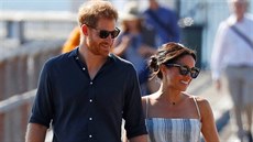 Princ Harry a vévodkyn Meghan na návtv ostrova Fraser Island (22. íjna...