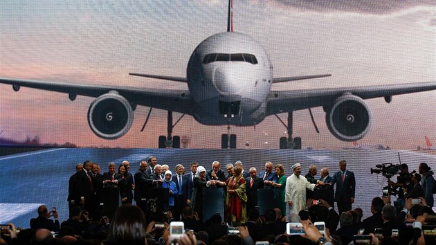 Nově otevřený terminál letiště v Istanbulu. (29. října 2018) Nově otevřený terminál letiště v Istanbulu. (29. října 2018)