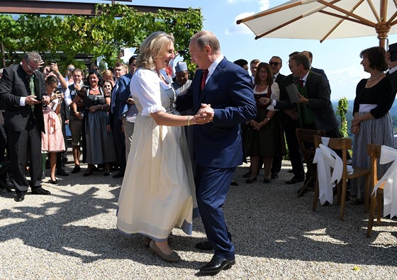 Putin na svatb Kneisslové