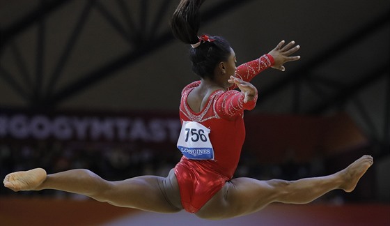 Americká gymnastka Simone Bilesová.
