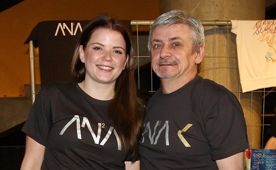 Berenika Suchánková a její otec Michal Suchánek (12. dubna 2018)