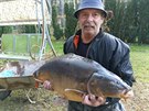Dnes 7. listopadu 2018 ulovený kapr na Hněvkovycké přehradě.100 cm a 26 kg. Dnes 7. listopadu 2018 ulovený kapr na Hněvkovycké přehradě.100 cm a 26 kg.