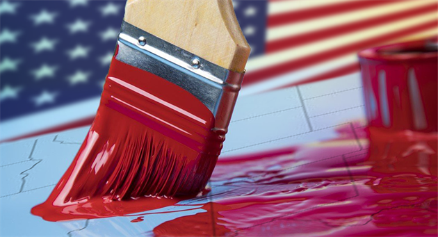 Jak se republikánům podařilo přebarvit mapu USA na červeno... Jak se republikánům podařilo přebarvit mapu USA na červeno...
