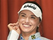 Golfistka Klra Spilkov po nvratu z kvalifikace na prestin okruh LPGA, ve...