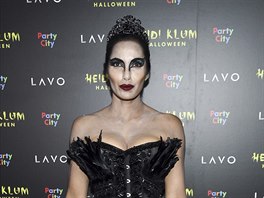 Padma Lakshmi na halloweenské party Heidi Klumové (New York, 31. íjna 2018)