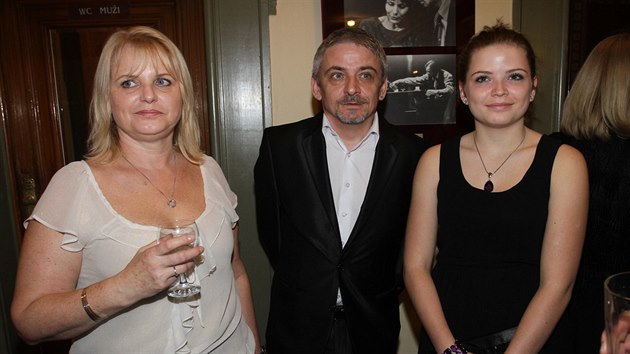 Renata Suchnkov, Michal Suchnek a jejich dcera Berenika (27. dubna 2013)