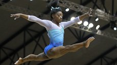 Američanka Simone Bilesová získala na mistrovství světa ve sportovní gymnastice... Američanka Simone Bilesová získala na mistrovství světa ve sportovní gymnastice...