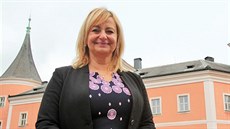 Starostka Sokolova Renata Oulehlová. Starostka Sokolova Renata Oulehlová.