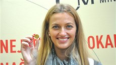 Petra Kvitová si minci sama vyrazila. Petra Kvitová si minci sama vyrazila.