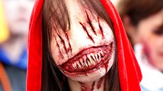 KOSTÝM. Halloween se slavil i v japonském městě Kawasaki. KOSTÝM. Halloween se slavil i v japonském městě Kawasaki.
