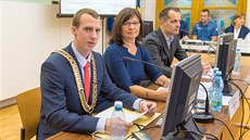 Jiří Korec z hnutí ANO po zvolení primátorem Zlína. Jiří Korec z hnutí ANO po zvolení primátorem Zlína.