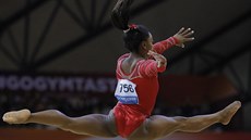 Americká gymnastka Simone Bilesová. Americká gymnastka Simone Bilesová.