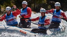 Česká posádka na mistrovství světa v Raftingu. Česká posádka na mistrovství světa v Raftingu.