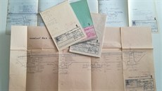 Projektová dokumentace k mostu v Bubenské ulici z archivů Technické správy... Projektová dokumentace k mostu v Bubenské ulici z archivů Technické správy...