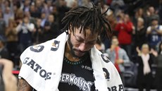 Derrick Rose z Minnesoty prožívá svůj velký večer, kdy nastřílel 50 bodů proti... Derrick Rose z Minnesoty prožívá svůj velký večer, kdy nastřílel 50 bodů proti...