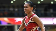 Oksana Čusovitinová na gymnastickém mistrovství světa v Kataru Oksana Čusovitinová na gymnastickém mistrovství světa v Kataru
