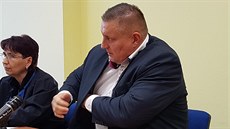 Martin Klika na lavici obžalovaných. Martin Klika na lavici obžalovaných.