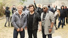 Kryštof Michal, Tomáš Fröde a Henry D při natáčení klipu No Man Kryštof Michal, Tomáš Fröde a Henry D při natáčení klipu No Man