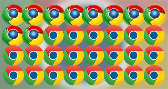 Vývoj ikony prohlíee Chrome