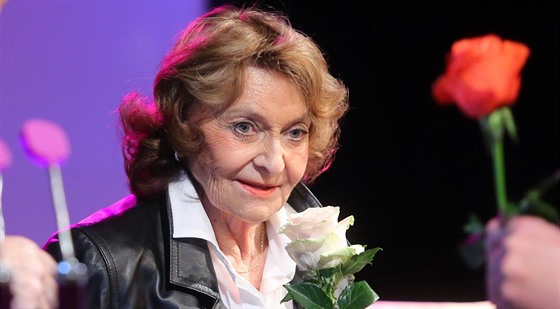 Yvetta Simonová na koncert ke svým 90. narozeninám (Praha, 18. listopadu 2018)
