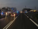 Policie vyetuje nehodu, pi kter idika vezouc dv dti nedaleko Olomouce...
